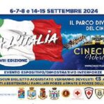 Cinecittà World dal 6 settembre all’8 settembre e dal 14 settembre al 15 settembre 2024  VIVA L’ITALIA – EVENTO ESPOSITIVO/DIMOSTRATIVO INTERFORZE